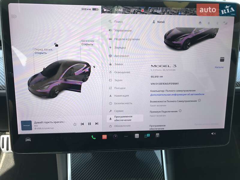 Седан Tesla Model 3 2018 в Одессе