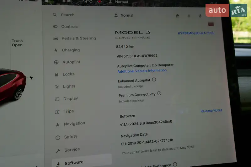 Седан Tesla Model 3 2018 в Львові документ