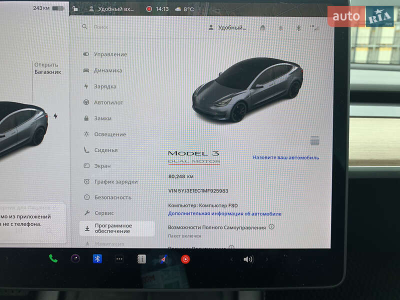 Седан Tesla Model 3 2021 в Одессе