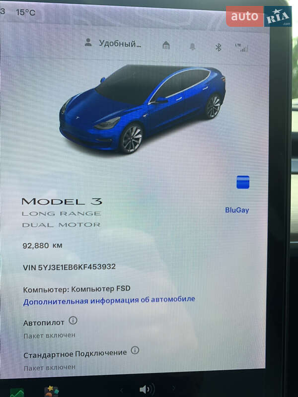 Седан Tesla Model 3 2019 в Києві