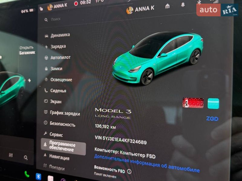 Седан Tesla Model 3 2019 в Павлограді фото 20 Седан Tesla Model 3 2019 в Павлограді