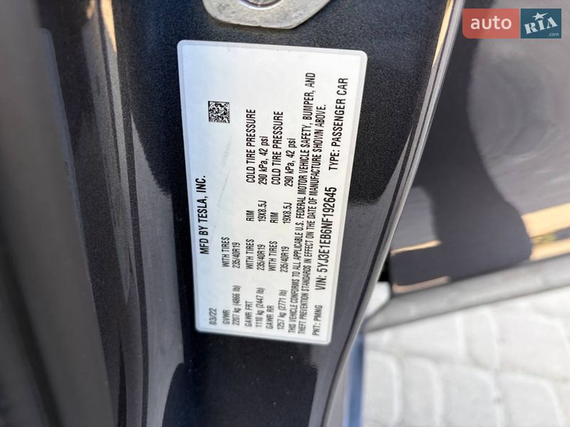 Седан Tesla Model 3 2022 в Луцке фото 52 Седан Tesla Model 3 2022 в Луцке