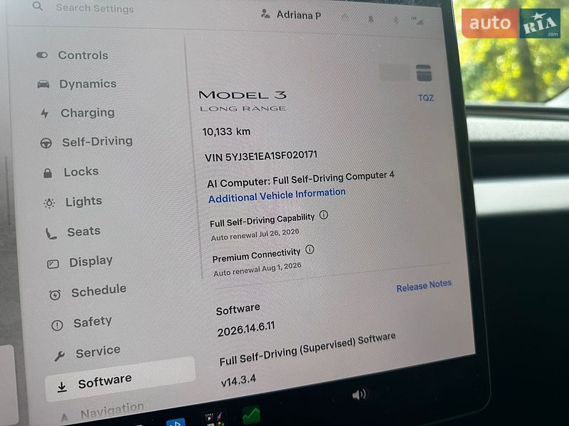 Седан Tesla Model 3 2025 в Львові