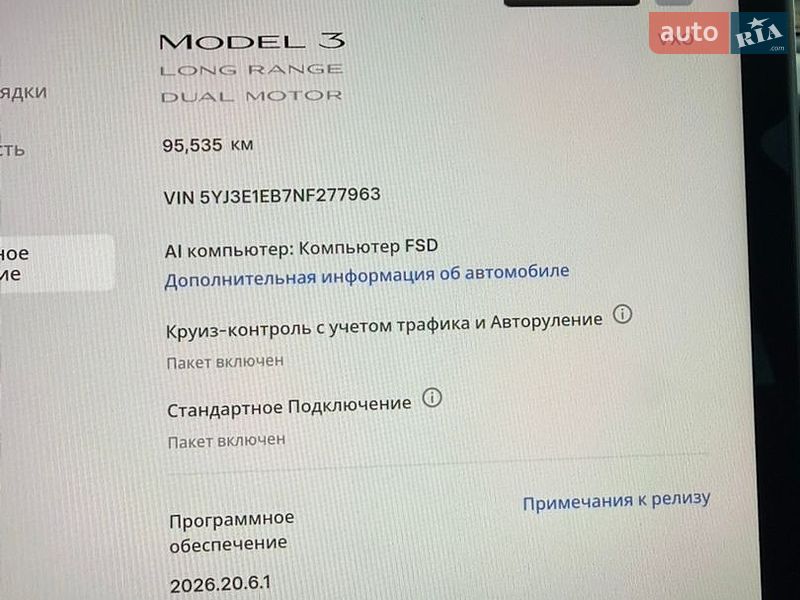 Седан Tesla Model 3 2022 в Одессе