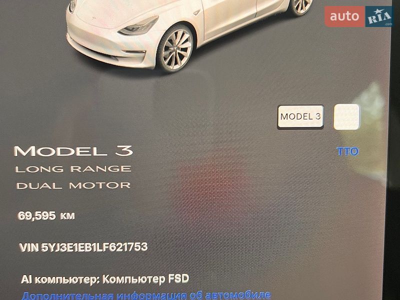 Седан Tesla Model 3 2019 в Броварах