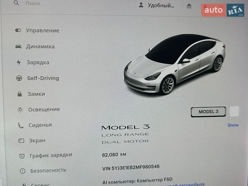 Седан Tesla Model 3 2021 в Львові