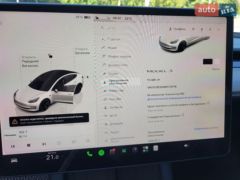 Седан Tesla Model 3 2022 в Житомире