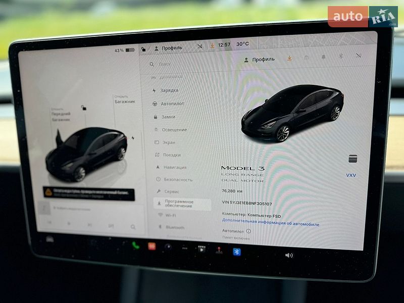 Седан Tesla Model 3 2022 в Вінниці фото 12 Седан Tesla Model 3 2022 в Вінниці
