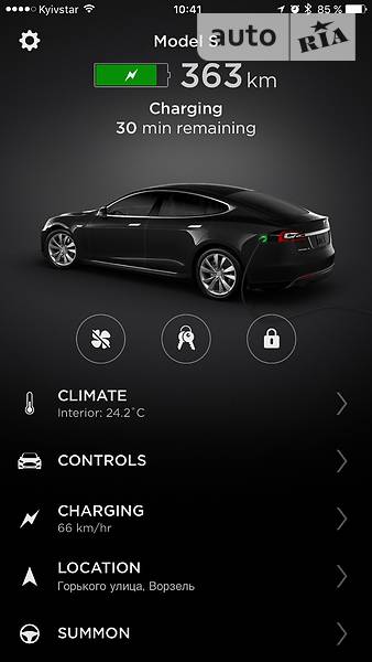 Tesla Model S 2015 року