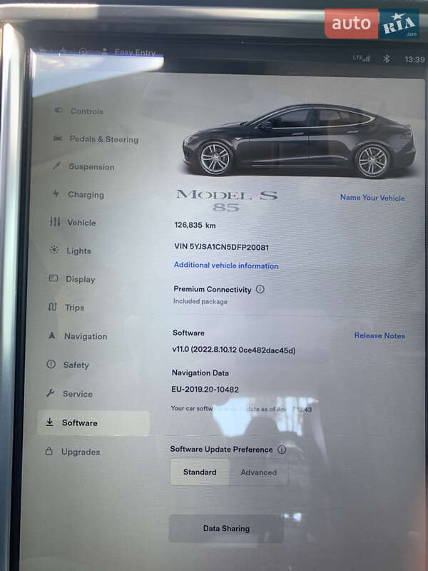 Лифтбек Tesla Model S 2013 в Киеве