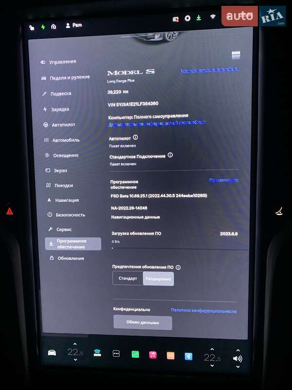 Ліфтбек Tesla Model S 2019 в Кам'янському фото 17 Ліфтбек Tesla Model S 2019 в Кам'янському