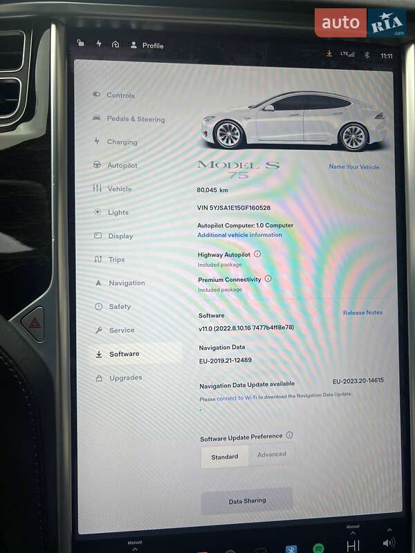 Ліфтбек Tesla Model S 2016 в Львові фото 6 Ліфтбек Tesla Model S 2016 в Львові
