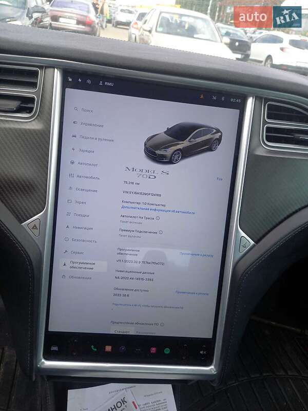 Лифтбек Tesla Model S 2016 в Черкассах