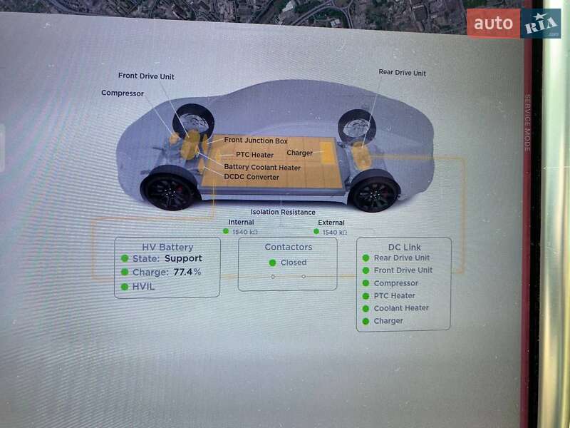 Лифтбек Tesla Model S 2017 в Запорожье