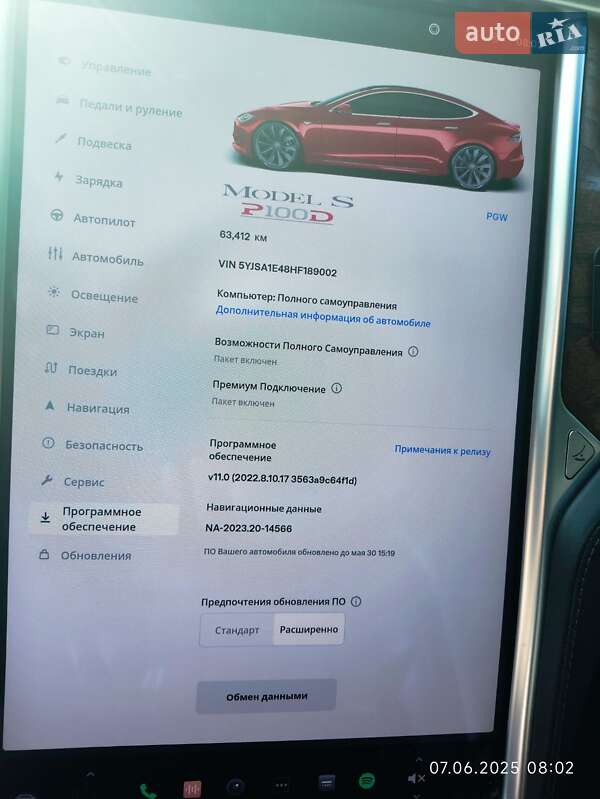 Лифтбек Tesla Model S 2017 в Запорожье
