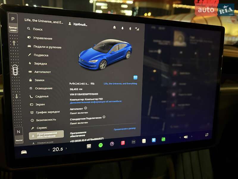 Ліфтбек Tesla Model S 2023 в Одесі