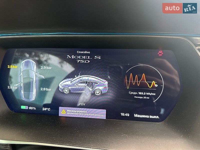 Лифтбек Tesla Model S 2015 в Виннице