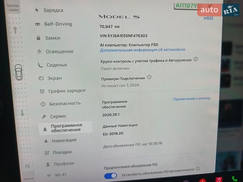Ліфтбек Tesla Model S 2022 в Києві