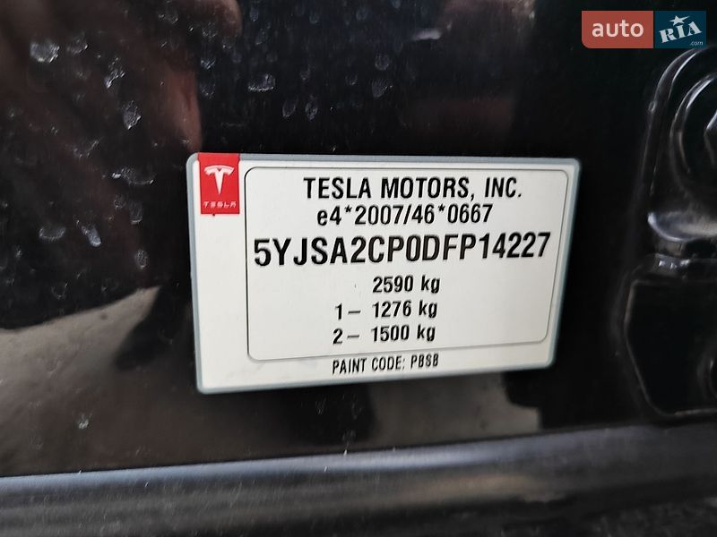 Лифтбек Tesla Model S 2013 в Шептицькому