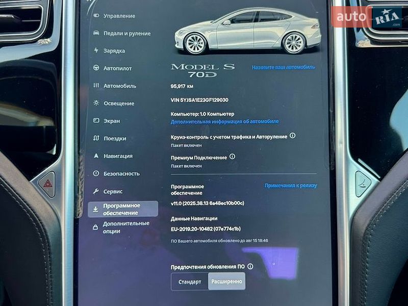 Ліфтбек Tesla Model S 2016 в Києві