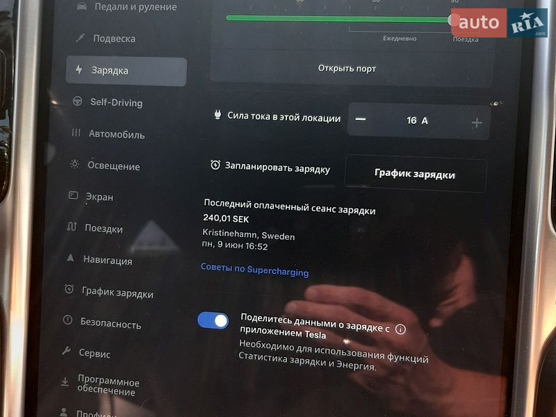 Лифтбек Tesla Model S 2016 в Житомире