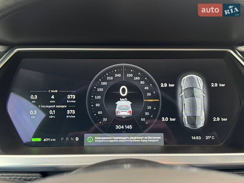 Лифтбек Tesla Model S 2014 в Львове