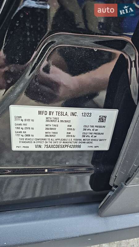 Внедорожник / Кроссовер Tesla Model X 2023 в Днепре