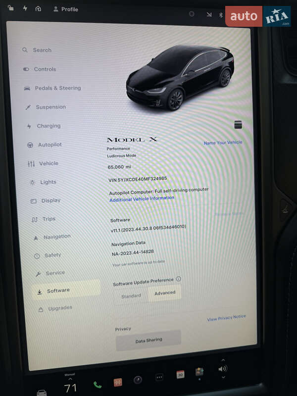 Внедорожник / Кроссовер Tesla Model X 2020 в Киеве