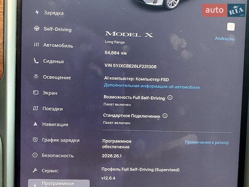 Внедорожник / Кроссовер Tesla Model X 2019 в Николаеве