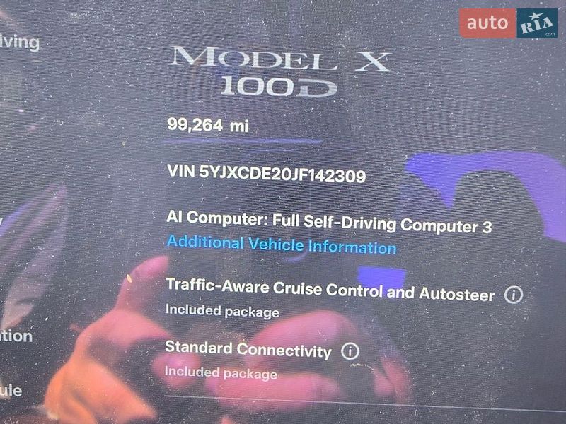 Внедорожник / Кроссовер Tesla Model X 2018 в Черкассах