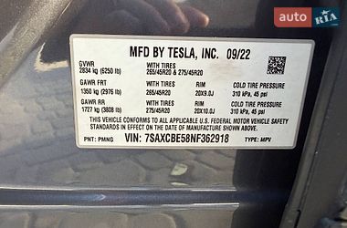 Позашляховик / Кросовер Tesla Model X 2022 в Львові