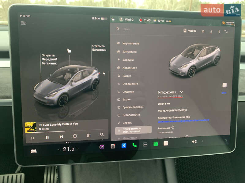 Внедорожник / Кроссовер Tesla Model Y 2022 в Днепре