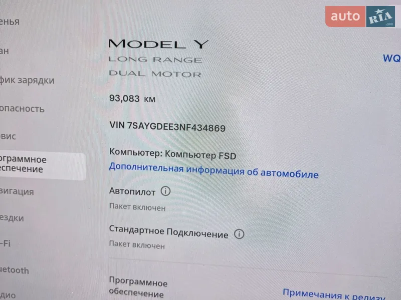 Внедорожник / Кроссовер Tesla Model Y 2022 в Дрогобыче документ
