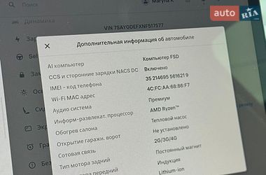 Внедорожник / Кроссовер Tesla Model Y 2022 в Киеве фото 25 Внедорожник / Кроссовер Tesla Model Y 2022 в Киеве