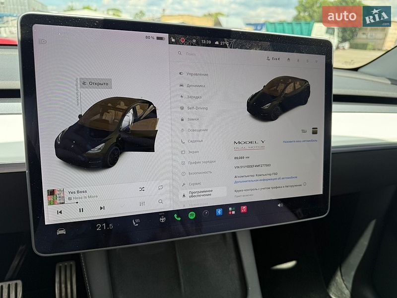 Позашляховик / Кросовер Tesla Model Y 2021 в Києві