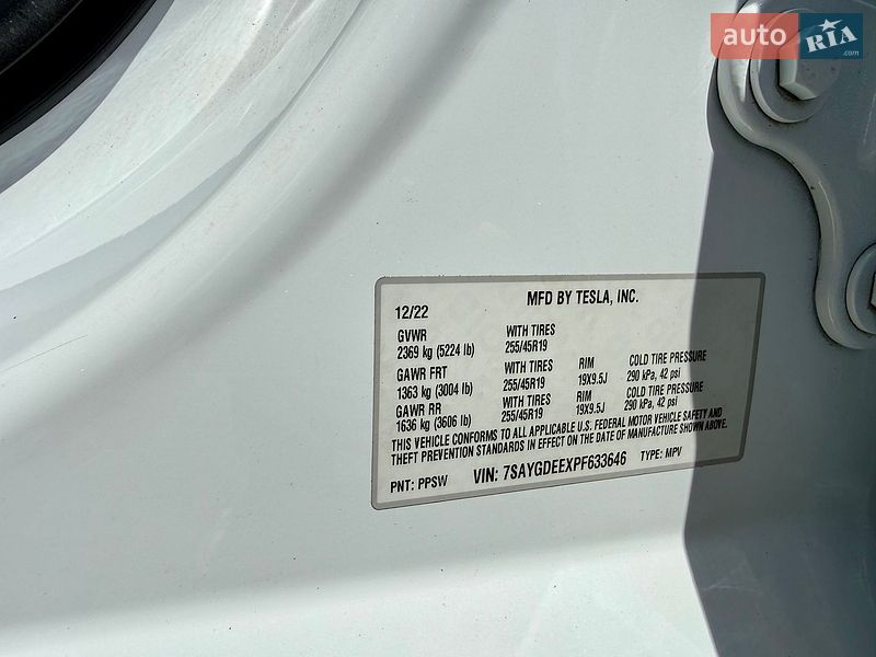Позашляховик / Кросовер Tesla Model Y 2022 в Білій Церкві