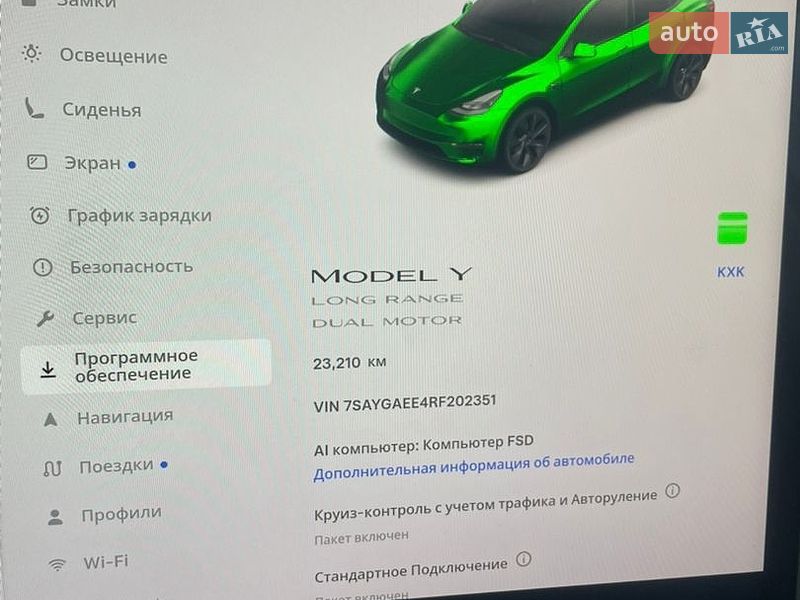 Внедорожник / Кроссовер Tesla Model Y 2024 в Запорожье фото 34 Внедорожник / Кроссовер Tesla Model Y 2024 в Запорожье