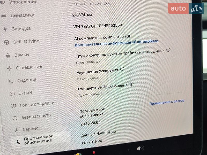 Внедорожник / Кроссовер Tesla Model Y 2022 в Кривом Роге