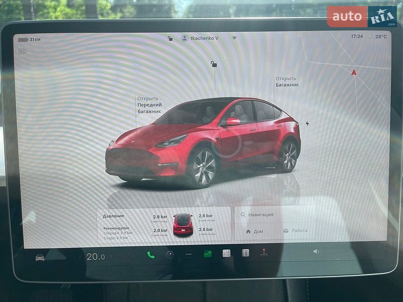 Внедорожник / Кроссовер Tesla Model Y 2024 в Киеве