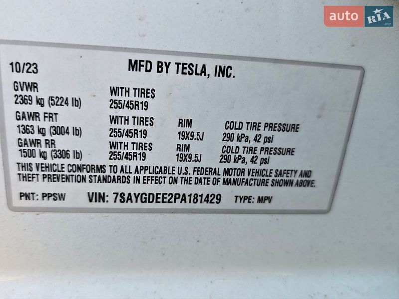 Внедорожник / Кроссовер Tesla Model Y 2023 в Городенке