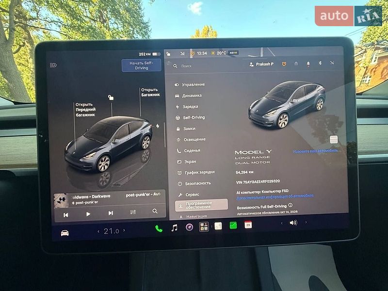 Позашляховик / Кросовер Tesla Model Y 2024 в Києві фото 31 Позашляховик / Кросовер Tesla Model Y 2024 в Києві