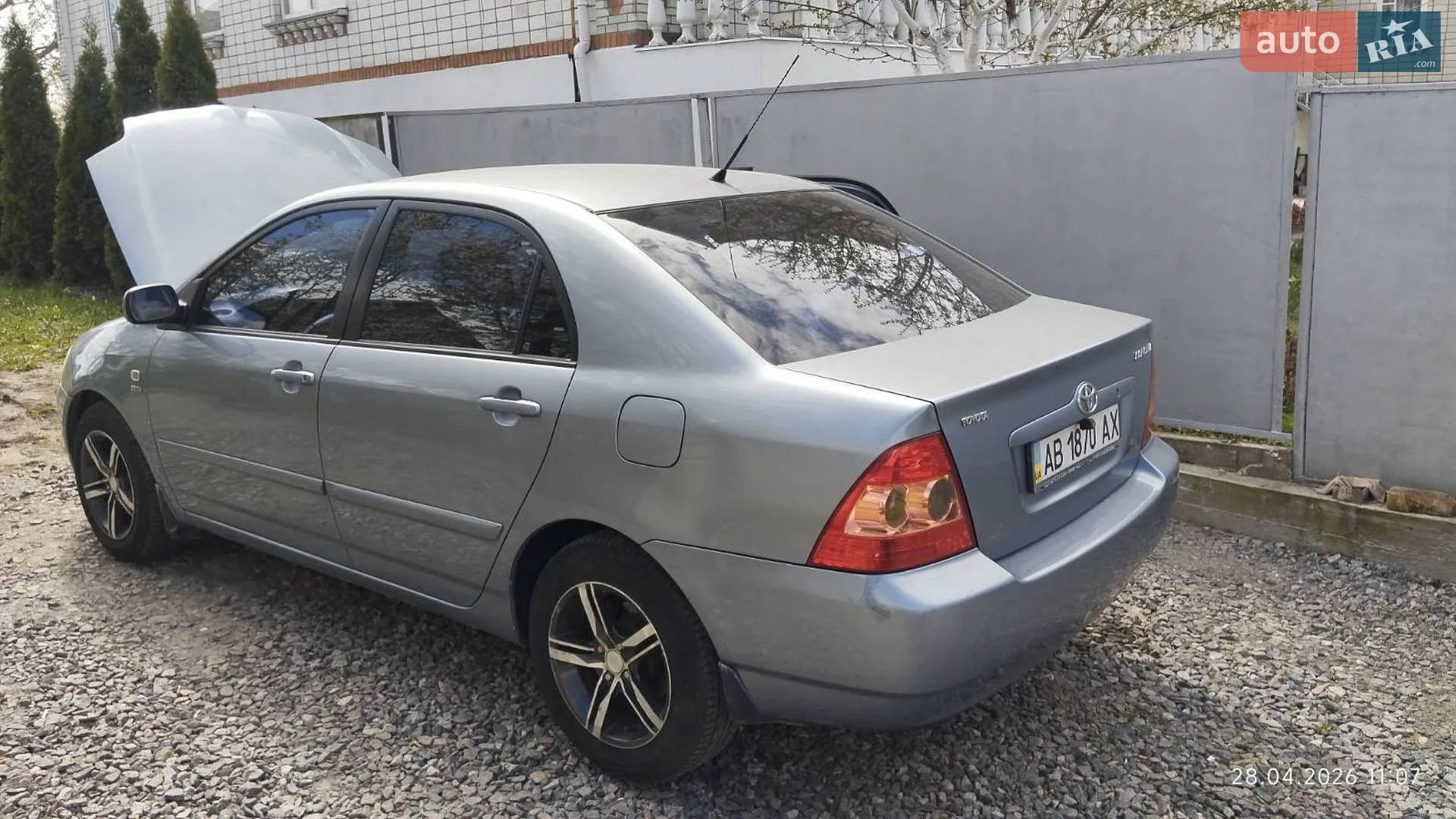 Toyota Corolla 2003 VIN NMTBM22EX0R023816 фото оголошення 13 з 26