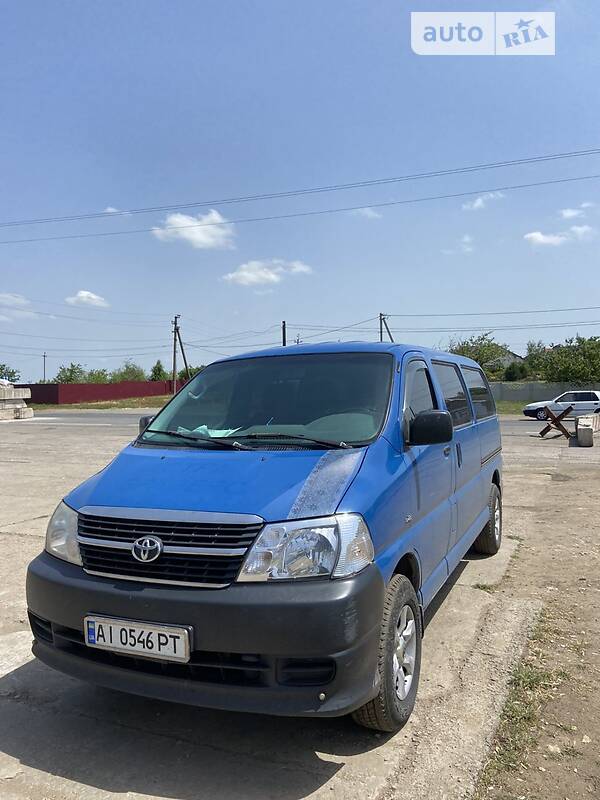 Легковые Toyota Hiace