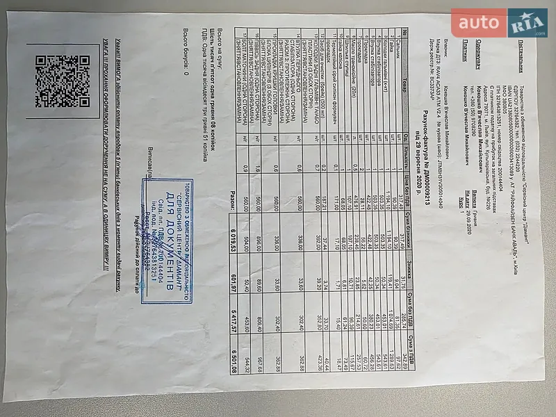 Внедорожник / Кроссовер Toyota RAV4 2006 в Киеве документ