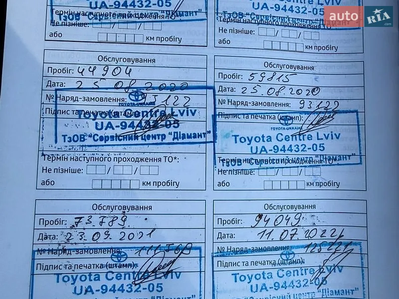 Позашляховик / Кросовер Toyota RAV4 2018 в Шептицькому документ 2 фото Позашляховик / Кросовер Toyota RAV4 2018 в Шептицькому документ
