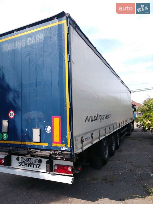 Тентованный борт (штора) - полуприцеп