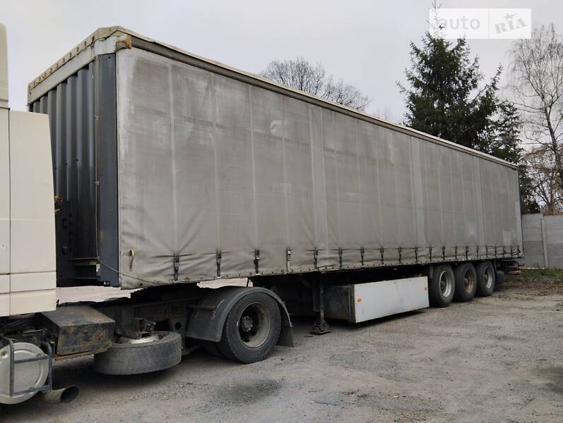Тентований борт (штора) - напівпричіп