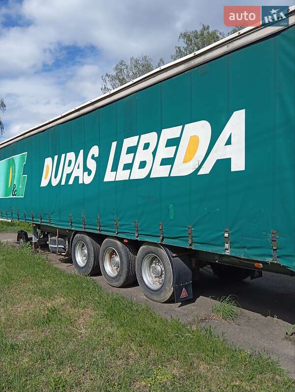 Тентований борт (штора) - напівпричіп