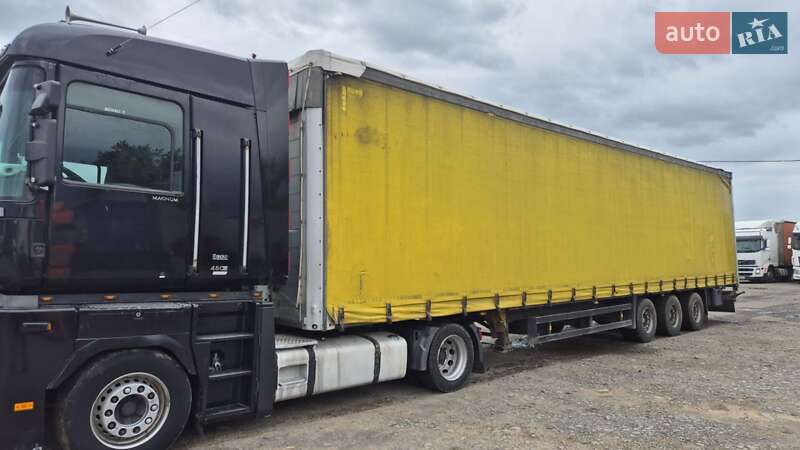 Тентованный борт (штора) - полуприцеп