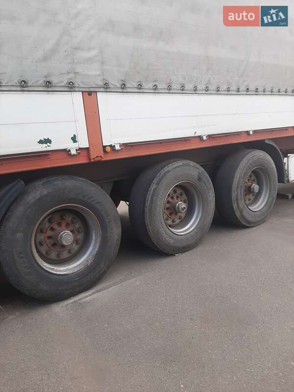 Тентованный борт (штора) - прицеп